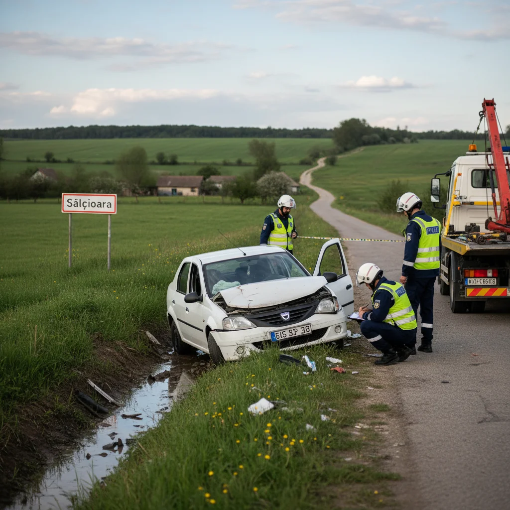 Accident rutier mortal în zona Sălcioara, anunțat oficial de IPJ Vaslui