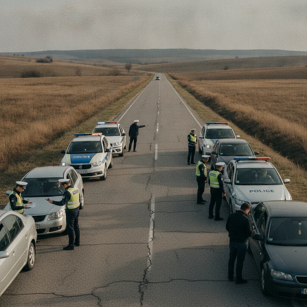 Acțiune rutieră în Vaslui: 55 de șoferi au rămas fără dreptul de a conduce