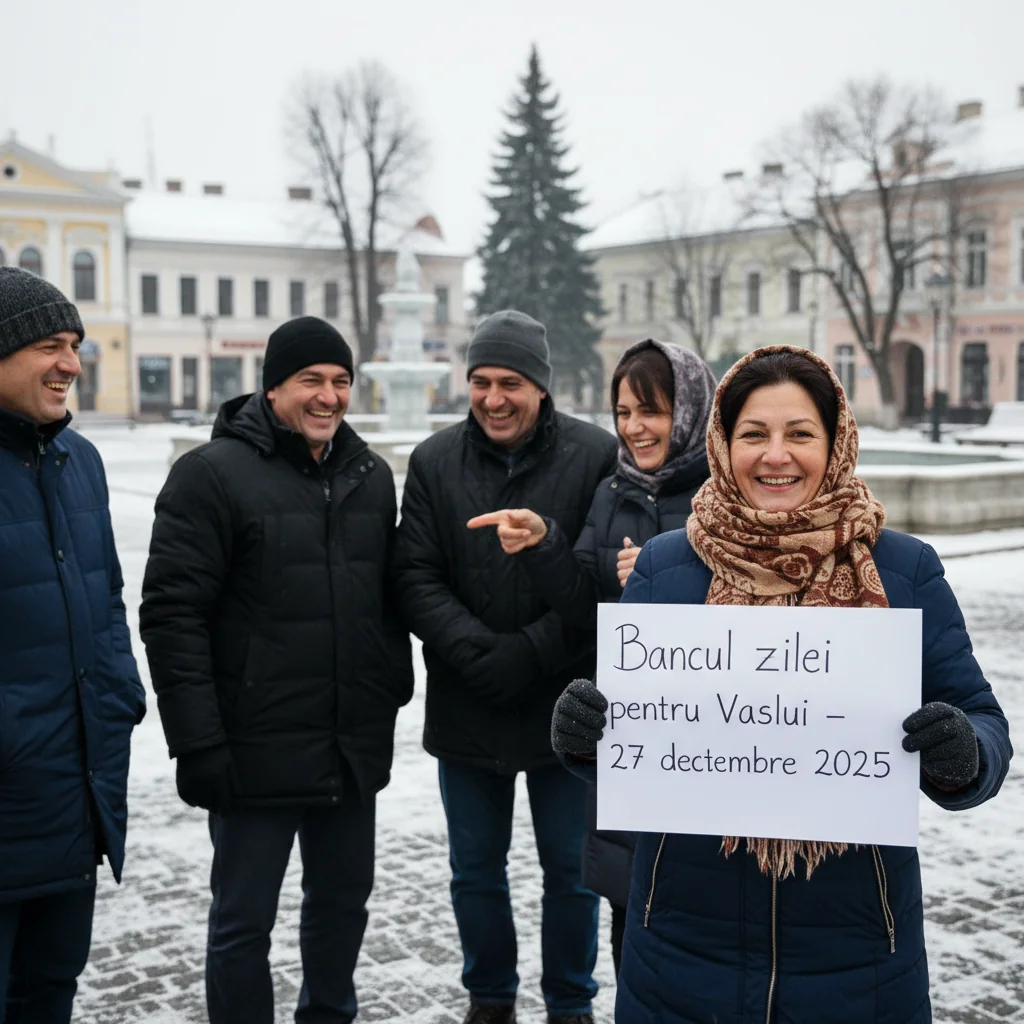 Bancul zilei pentru Vaslui – 27 decembrie 2025