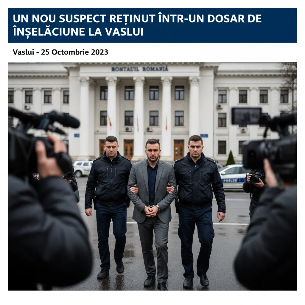 Bărbat de 37 de ani, reținut la Vaslui într-un dosar de înșelăciune