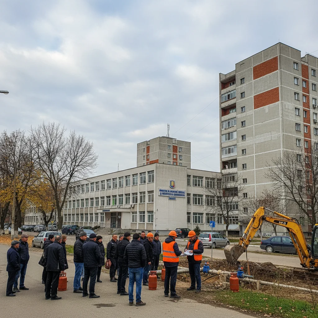 Blocuri, școli și instituții din Vaslui afectate de întreruperea furnizării gazelor naturale
