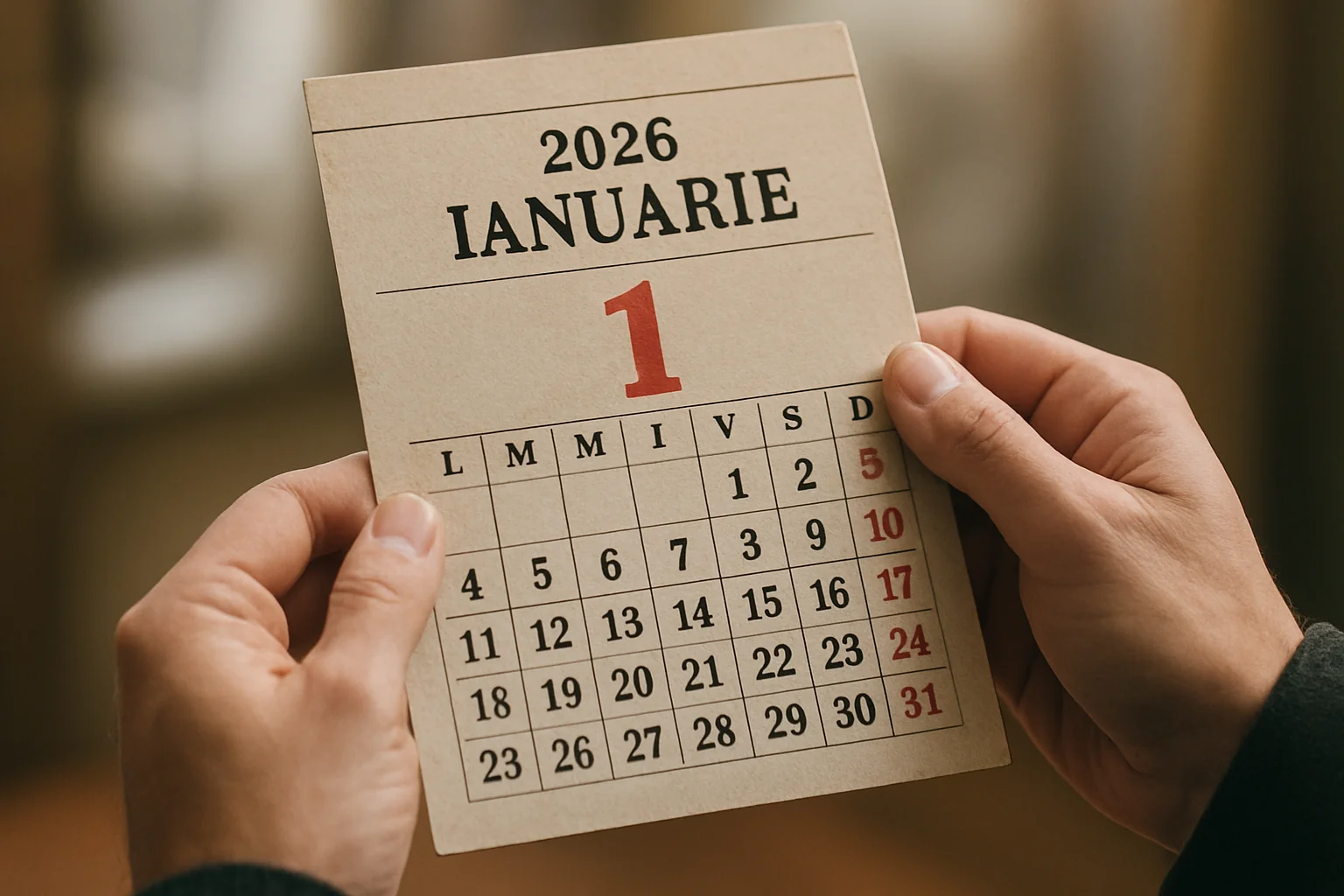 Calendar ortodox – 1 ianuarie 2026