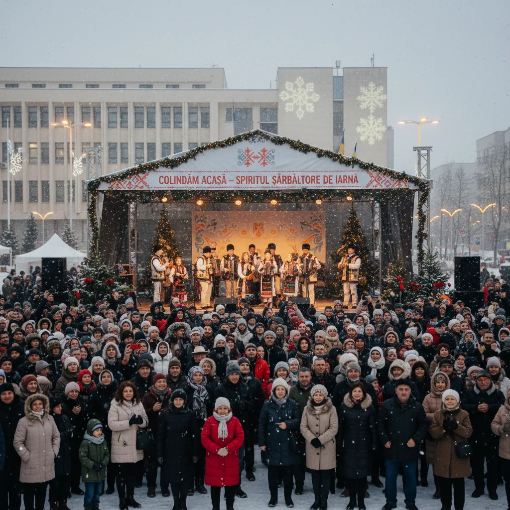 Colindăm Acasă readuce magia sărbătorilor de iarnă în Centrul Civic Vasluiului