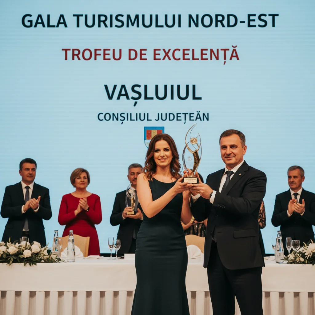 Consiliul Județean Vaslui, Trofeu de Excelență la Gala Turismului Nord-Est