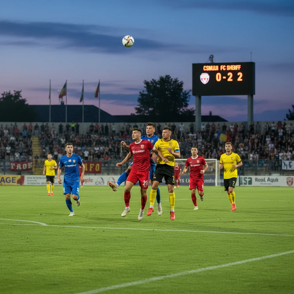 CSM Vaslui, învinsă clar de Sheriff Tiraspol într-un amical la Vaslui