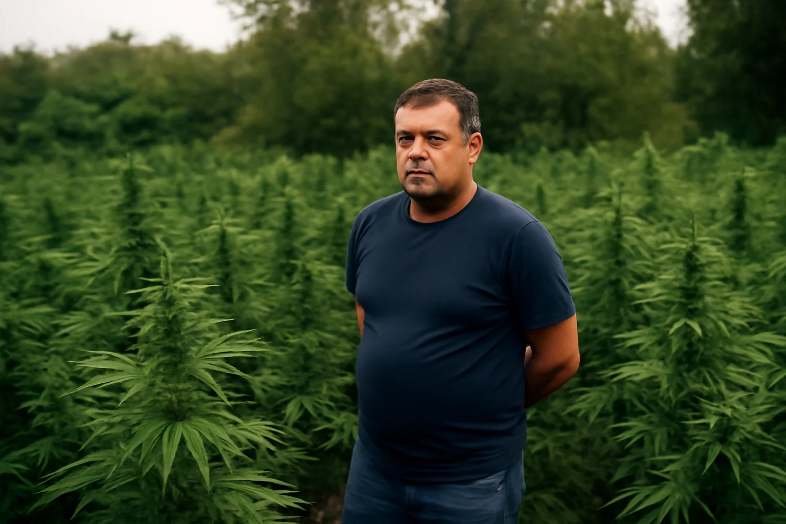 Cultură de canabis depistată în județul Vaslui; bărbat de 48 de ani reținut de procurorii DIICOT