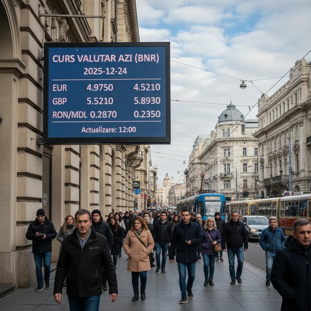 Curs valutar azi (BNR) – 2025-12-24