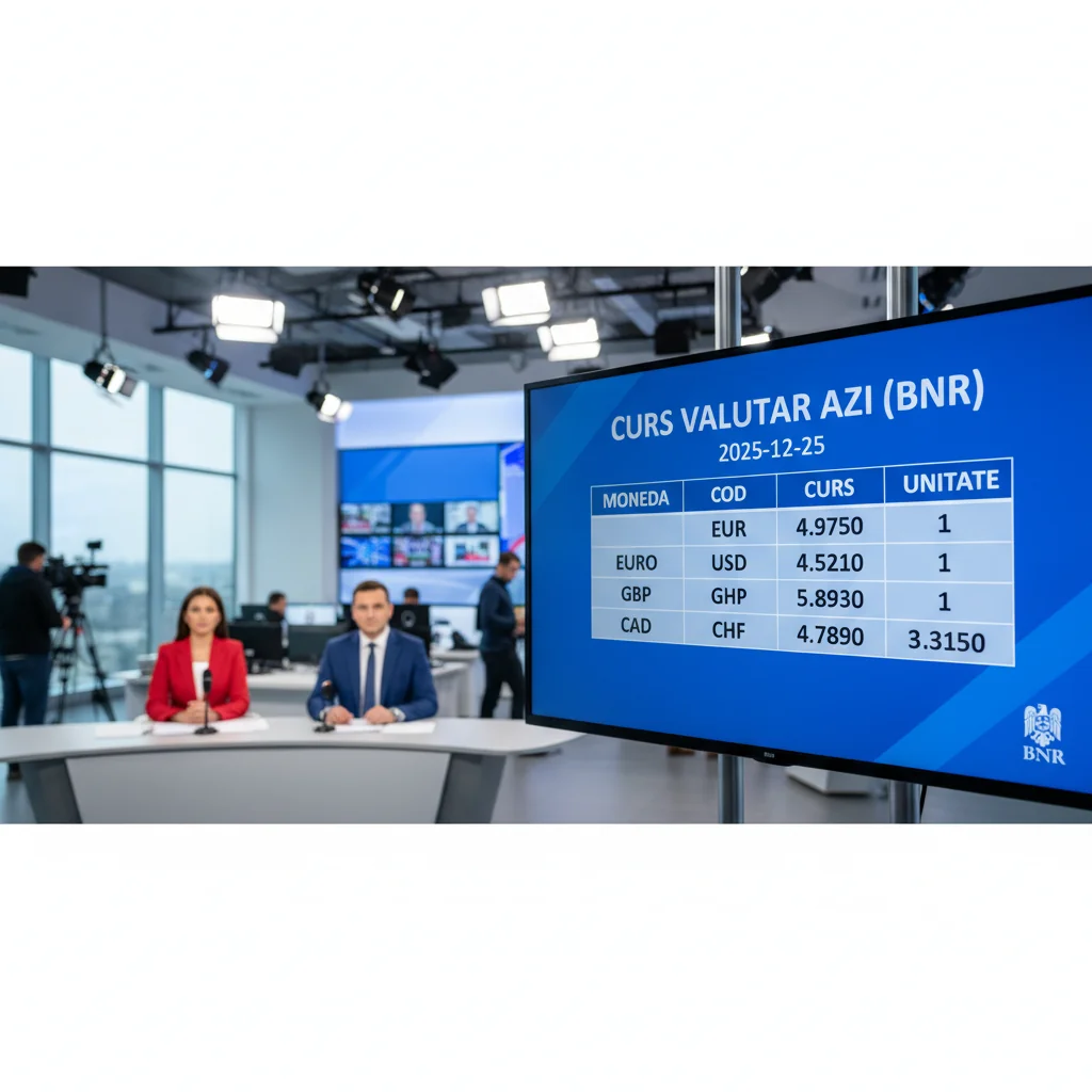 Curs valutar azi (BNR) – 2025-12-25