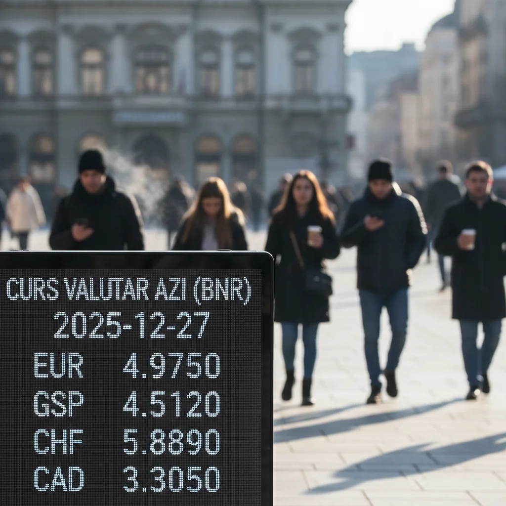 Curs valutar azi (BNR) – 2025-12-27