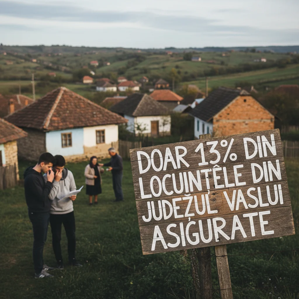 Doar 13% dintre locuințele din Vaslui au asigurare obligatorie activă