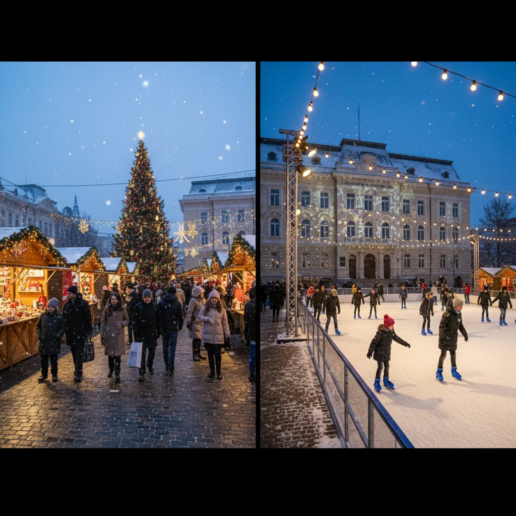 Două evenimente speciale de Crăciun aduc magia sărbătorilor în municipiul Vaslui, în decembrie