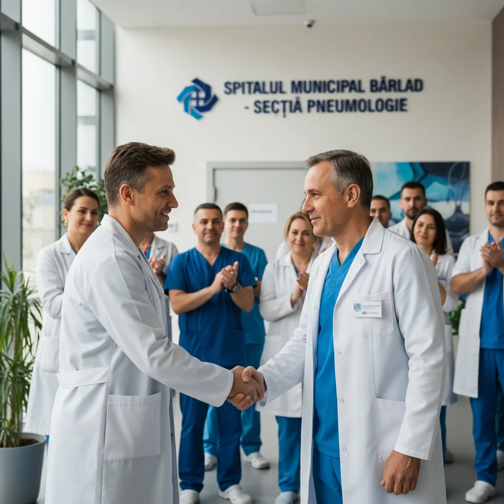 Dr. Salahoru Constantin, nou membru în echipa de Pneumologie a Spitalului Municipal Bârlad