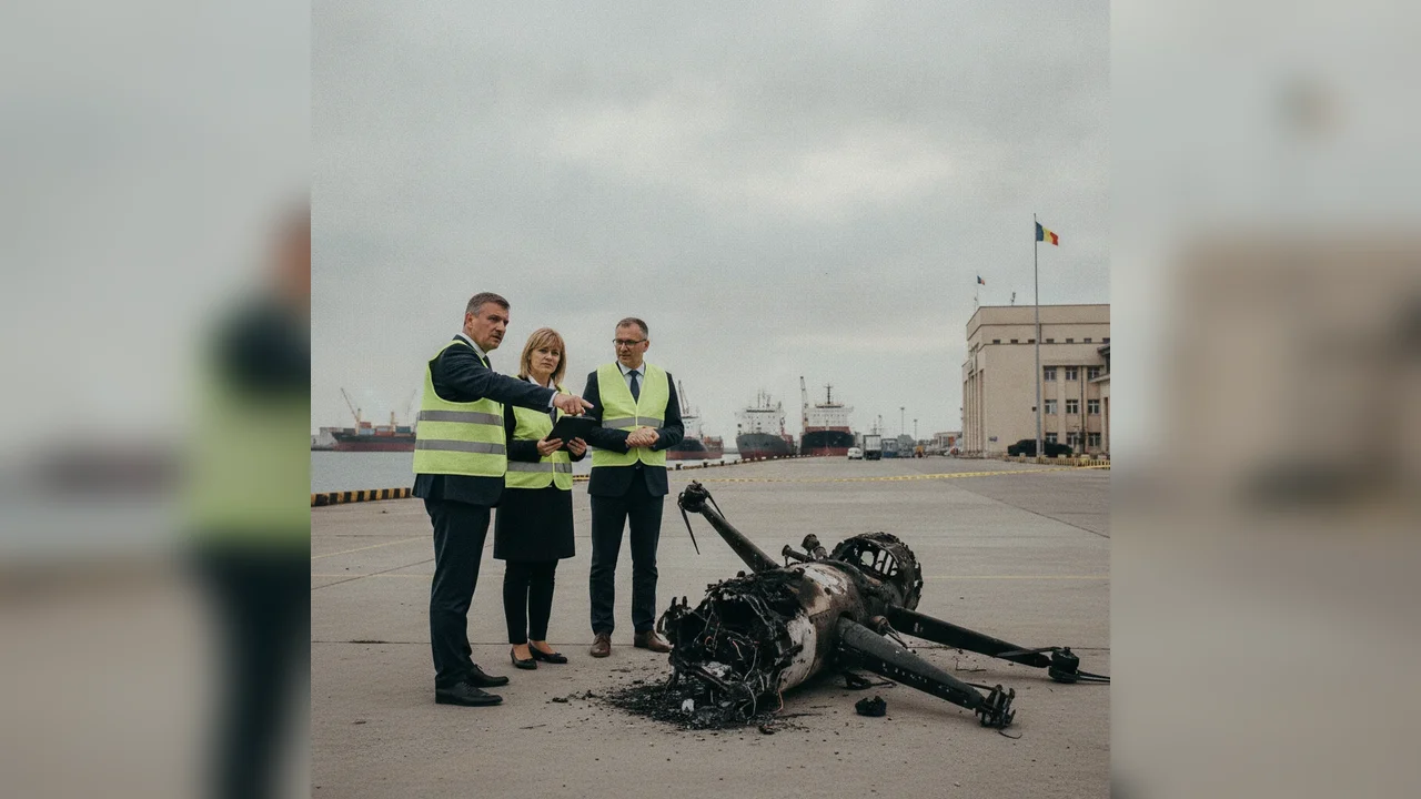 Dronă explodată în Portul Constanța: Rusia, ipoteză oficială de deturnare