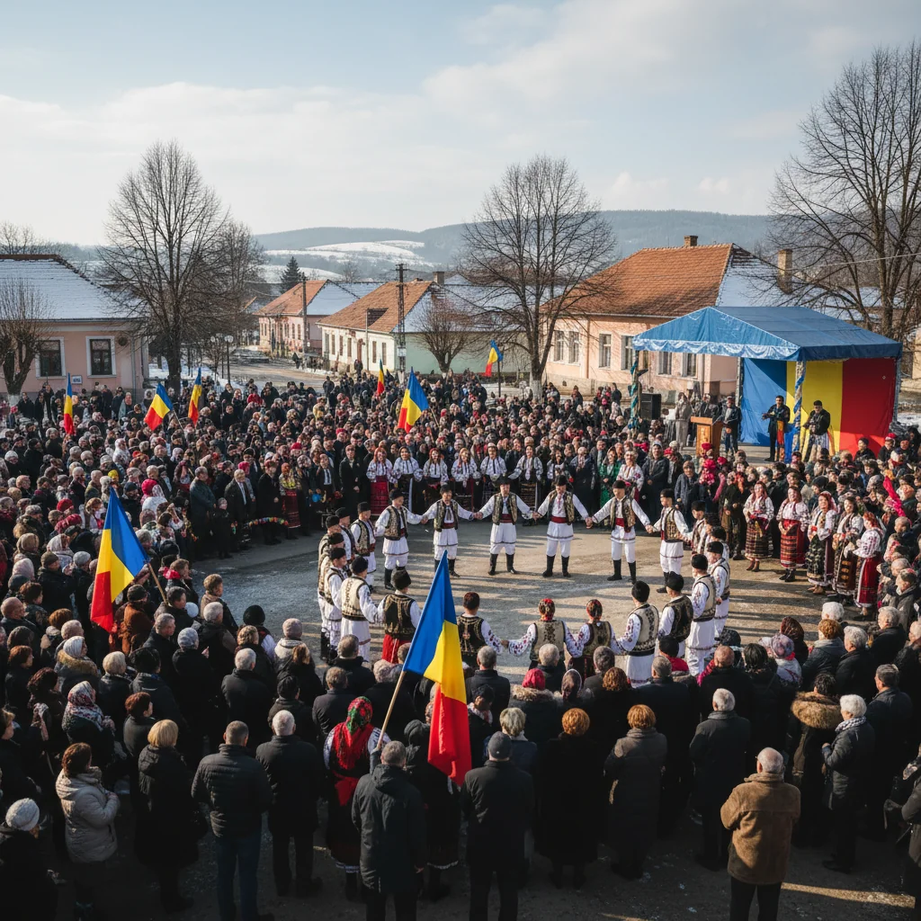 Eveniment la Muntenii de Jos cu prilejul Zilei Unirii Principatelor Române
