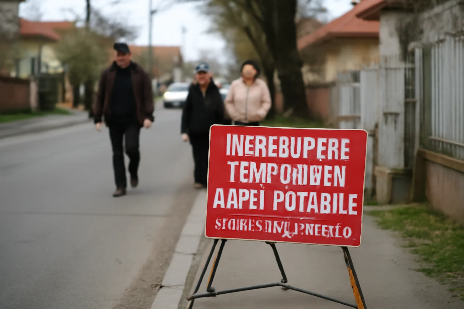 Furnizarea apei potabile, oprită temporar pe strada Ana Ipătescu din Vaslui pe 27 ianuarie