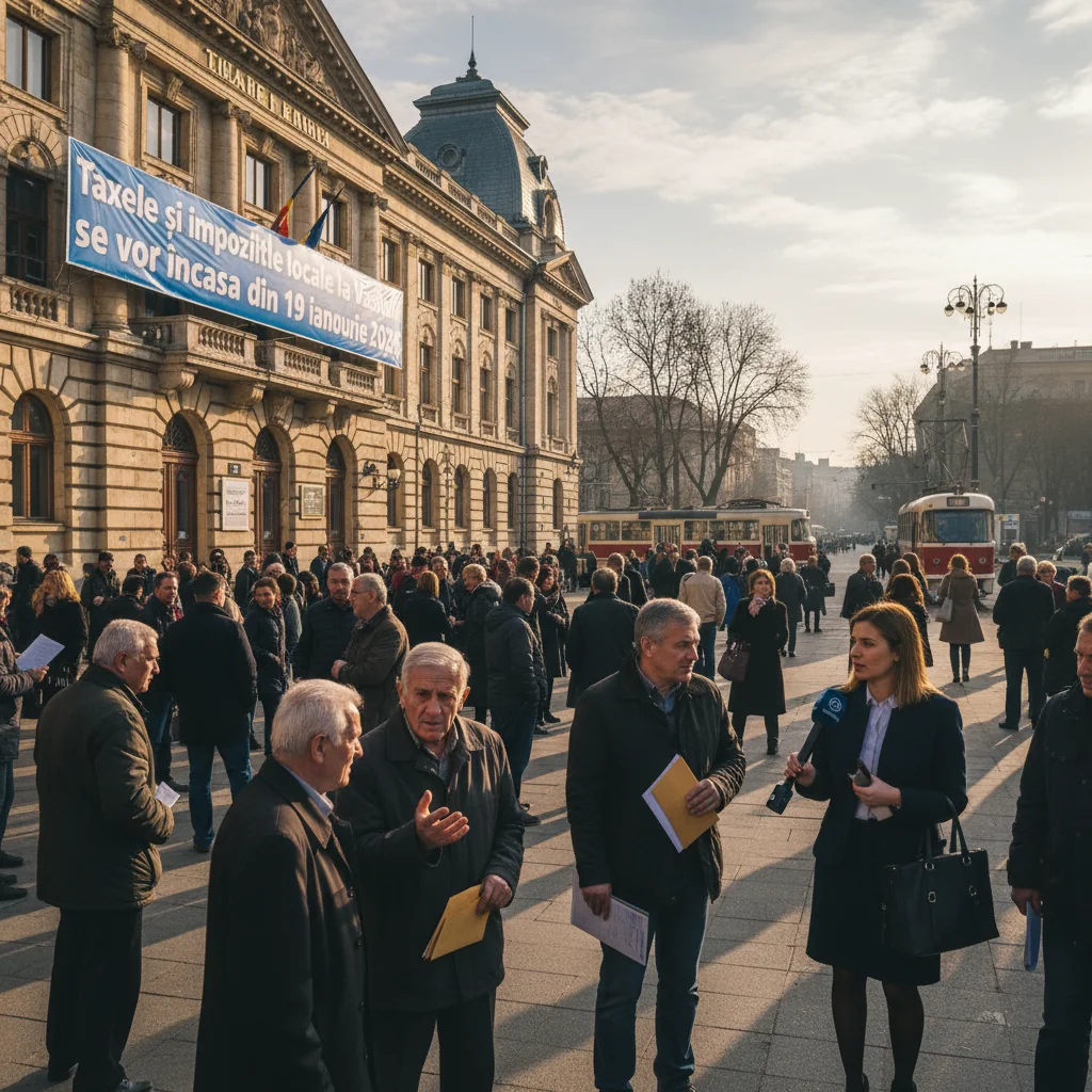Încasarea taxelor și impozitelor locale pe 2026 la Vaslui va începe pe 19 ianuarie