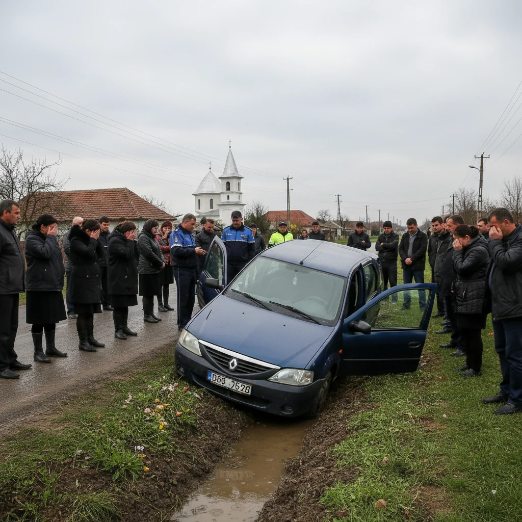 Învățătoare din Bogdănești, județul Vaslui, decedată după ce a fost prinsă sub propria mașină