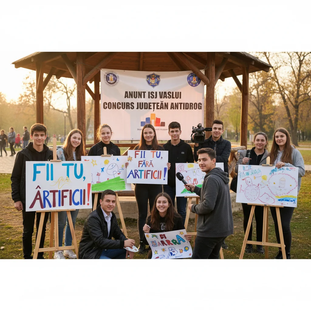ISJ Vaslui anunță organizarea concursului județean antidrog „Fii tu, fără artificii!” în 2026