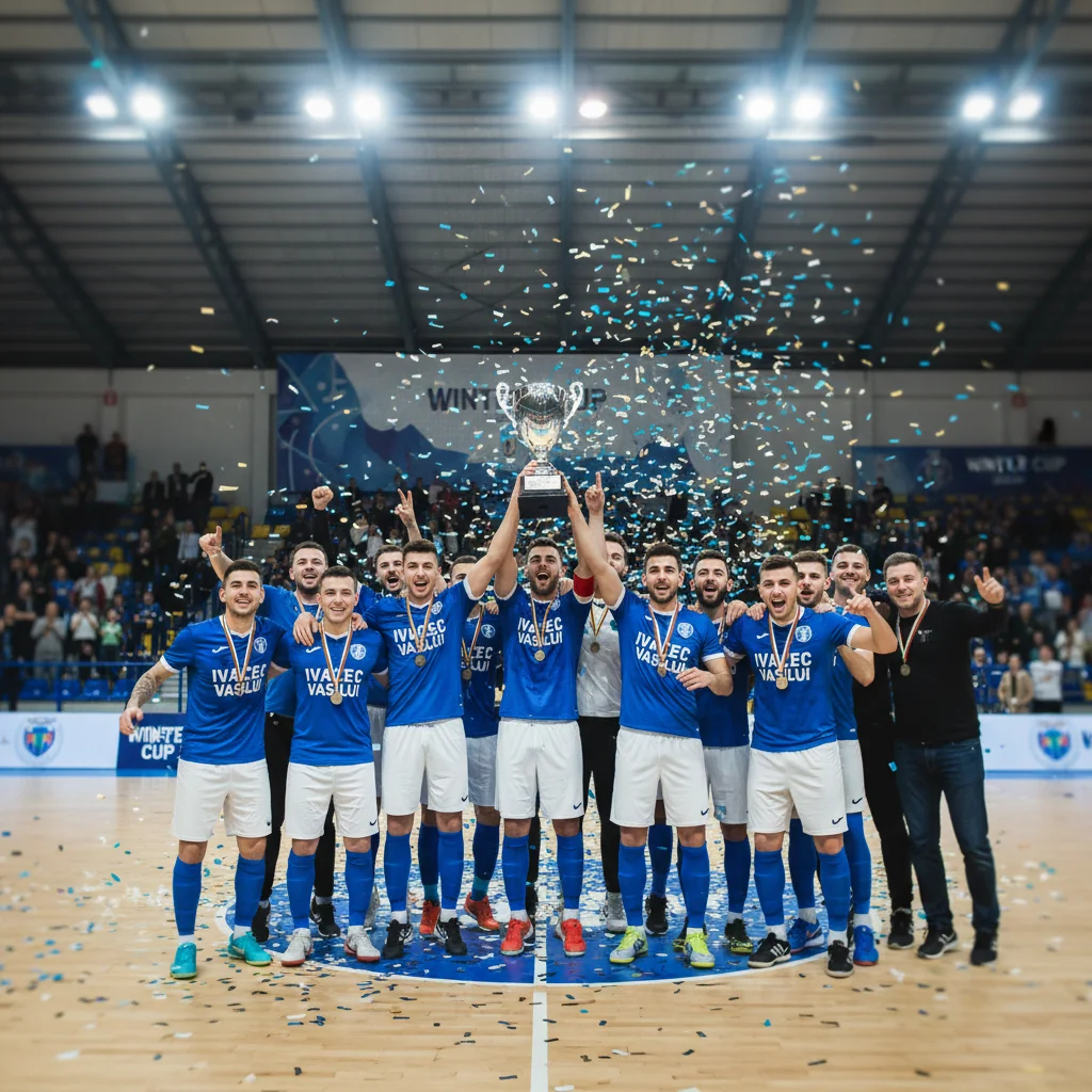 Ivacec Vaslui obține primul trofeu la „Winter Cup” în sala din Vaslui