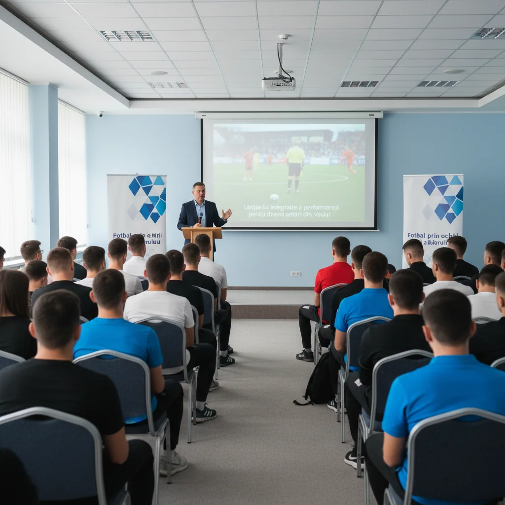 lecție de integritate și performanță pentru tinerii arbitri din Vaslui