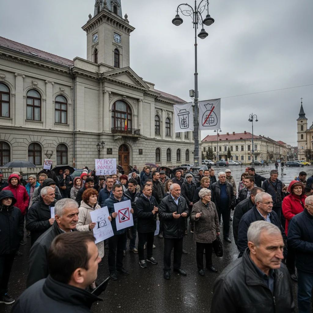 Locuitorii din Bârlad, județul Vaslui, așteaptă rezultate după creșterea taxei de salubritate și a celei edilitare