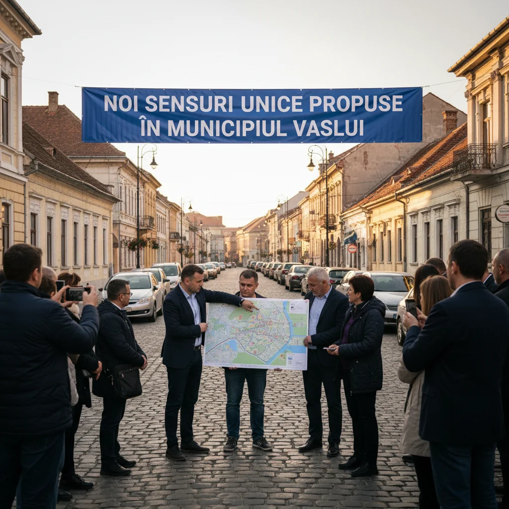 Noi sensuri unice propuse în municipiul Vaslui: proiectul ajunge la vot în Consiliul Local