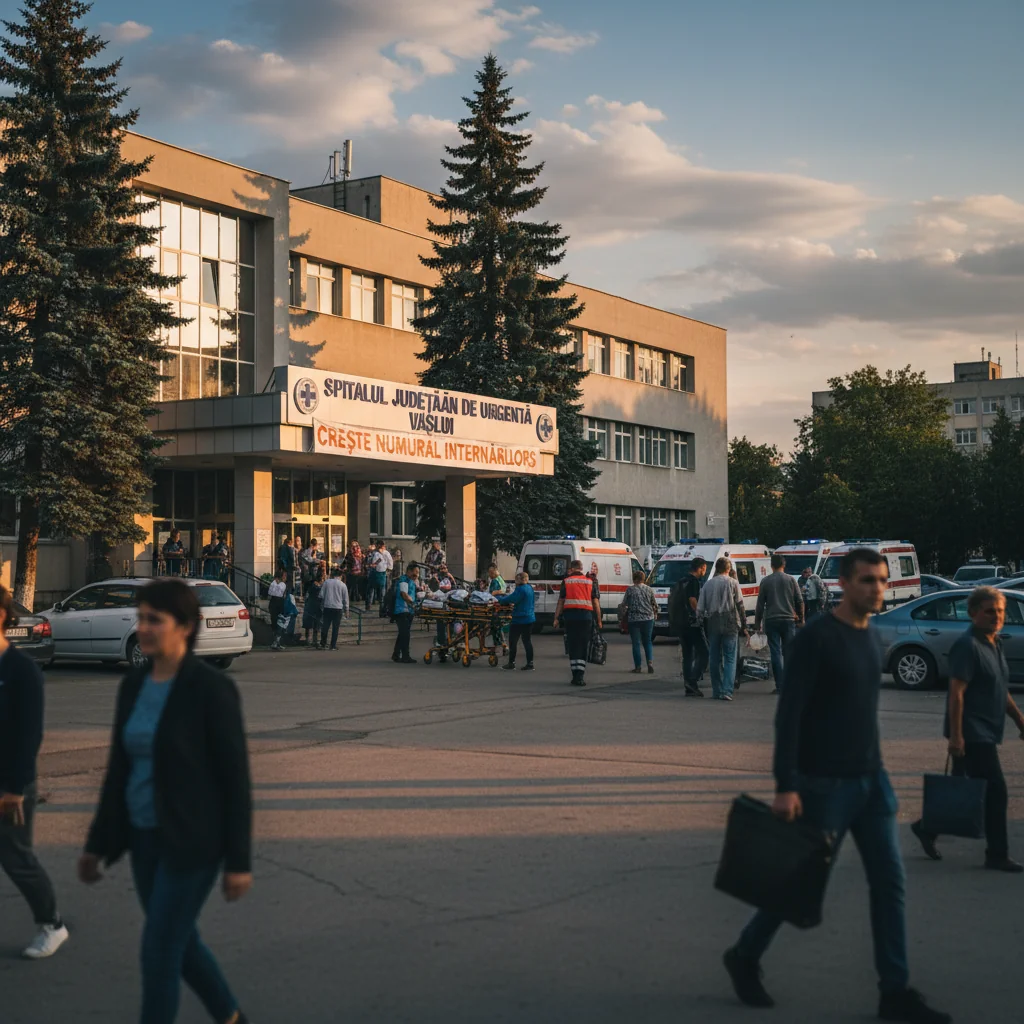 Numărul internărilor crește la Spitalul Județean de Urgență Vaslui, peste 24.000 de pacienți în 2025