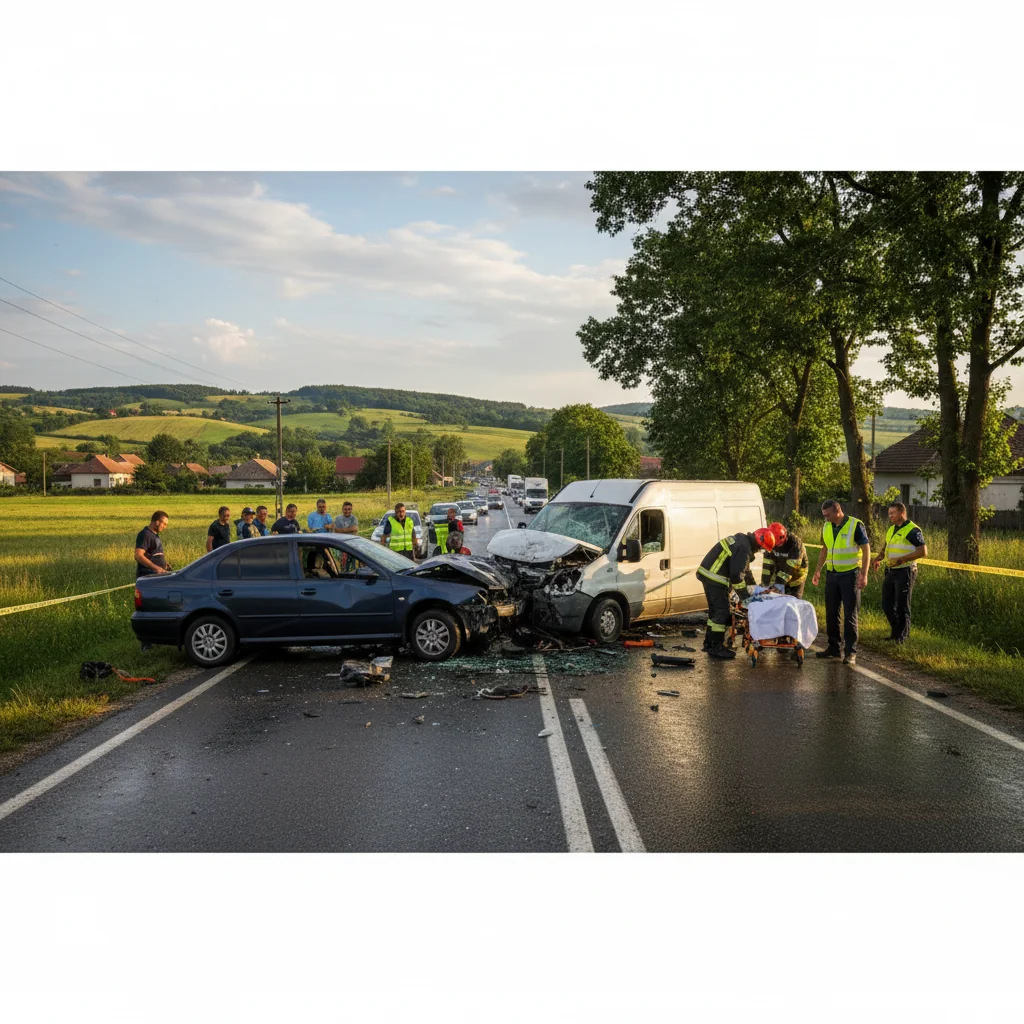 Pieton decedat în urma unui accident rutier la Dodești, județul Vaslui