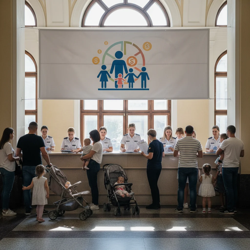 Plățile pentru alocațiile și indemnizațiile de copii, efectuate mai devreme în județul Vaslui
