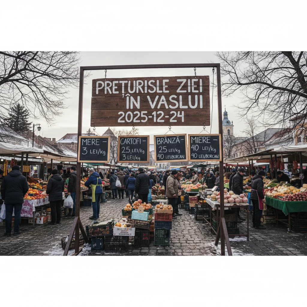 Prețurile zilei în Vaslui – 2025-12-24