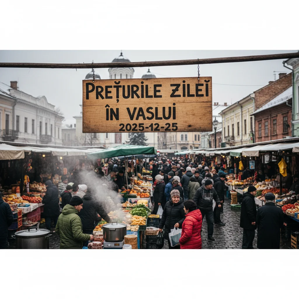Prețurile zilei în Vaslui – 2025-12-25
