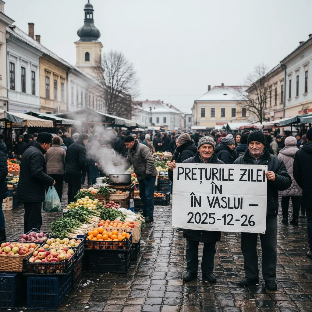 Prețurile zilei în Vaslui – 2025-12-26
