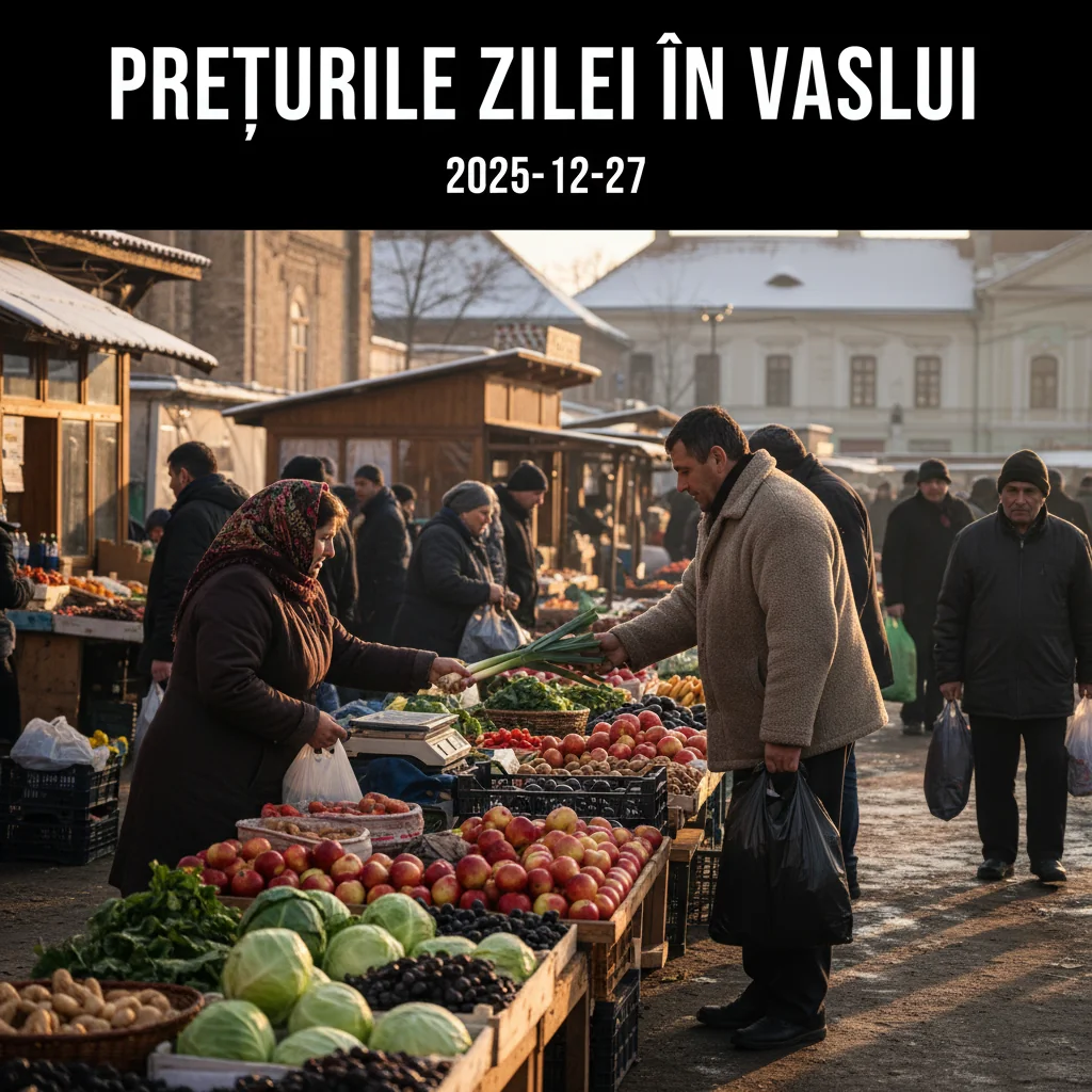 Prețurile zilei în Vaslui – 2025-12-27
