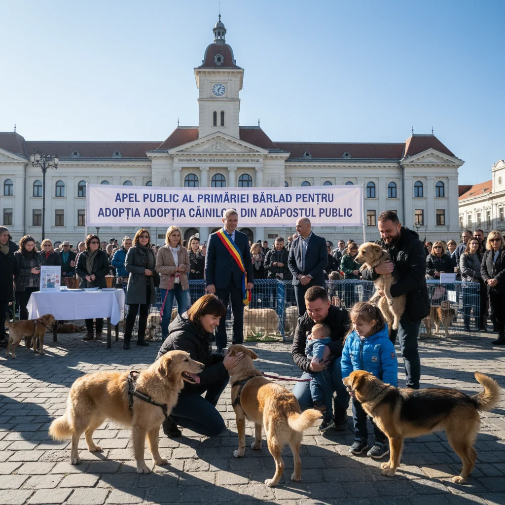 Primăria Bârlad face apel la vasluieni pentru adopția câinilor din Adăpostul Public