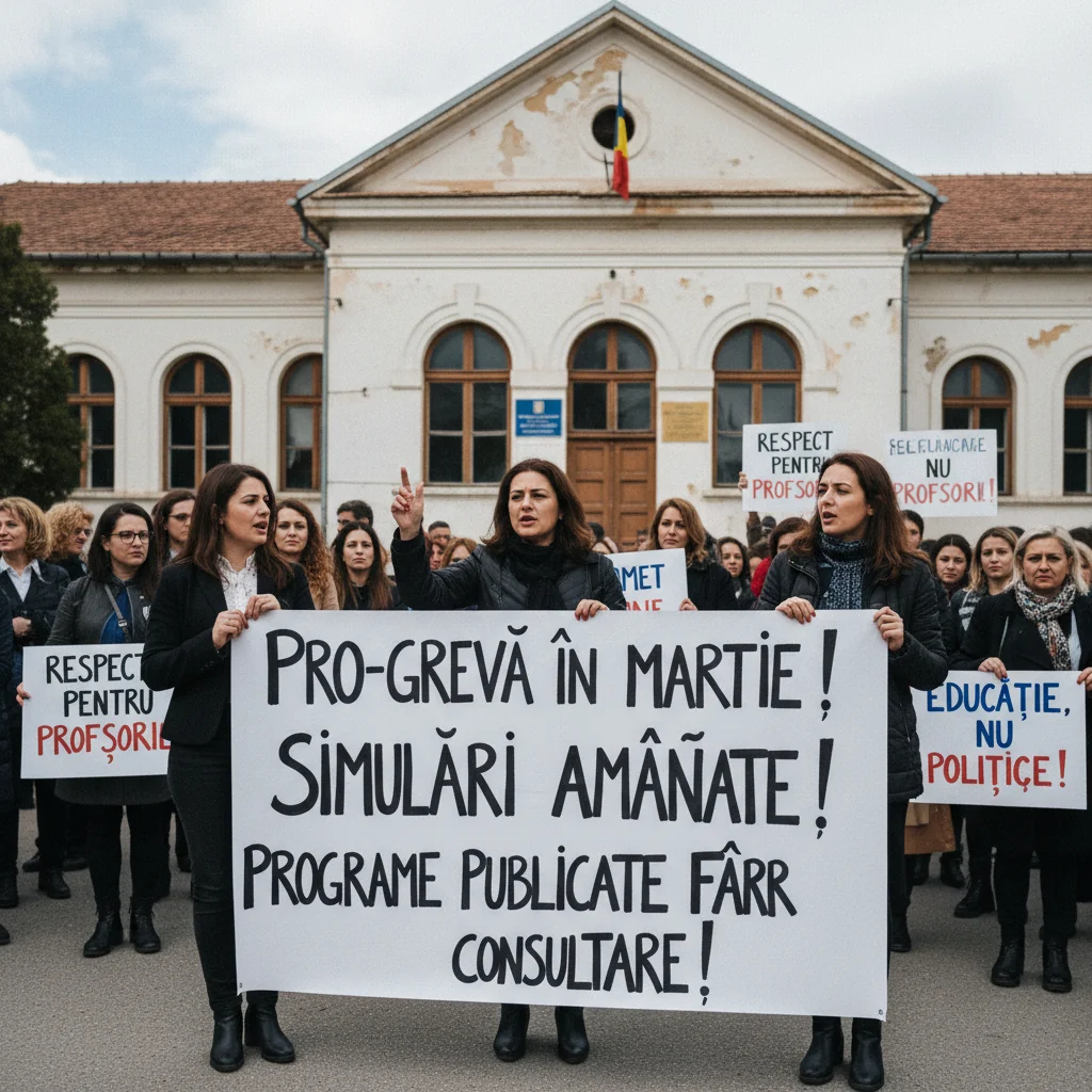 Programele pentru simulările examenelor naționale publicate, pe fondul unui anunț de grevă a profesorilor în Vaslui