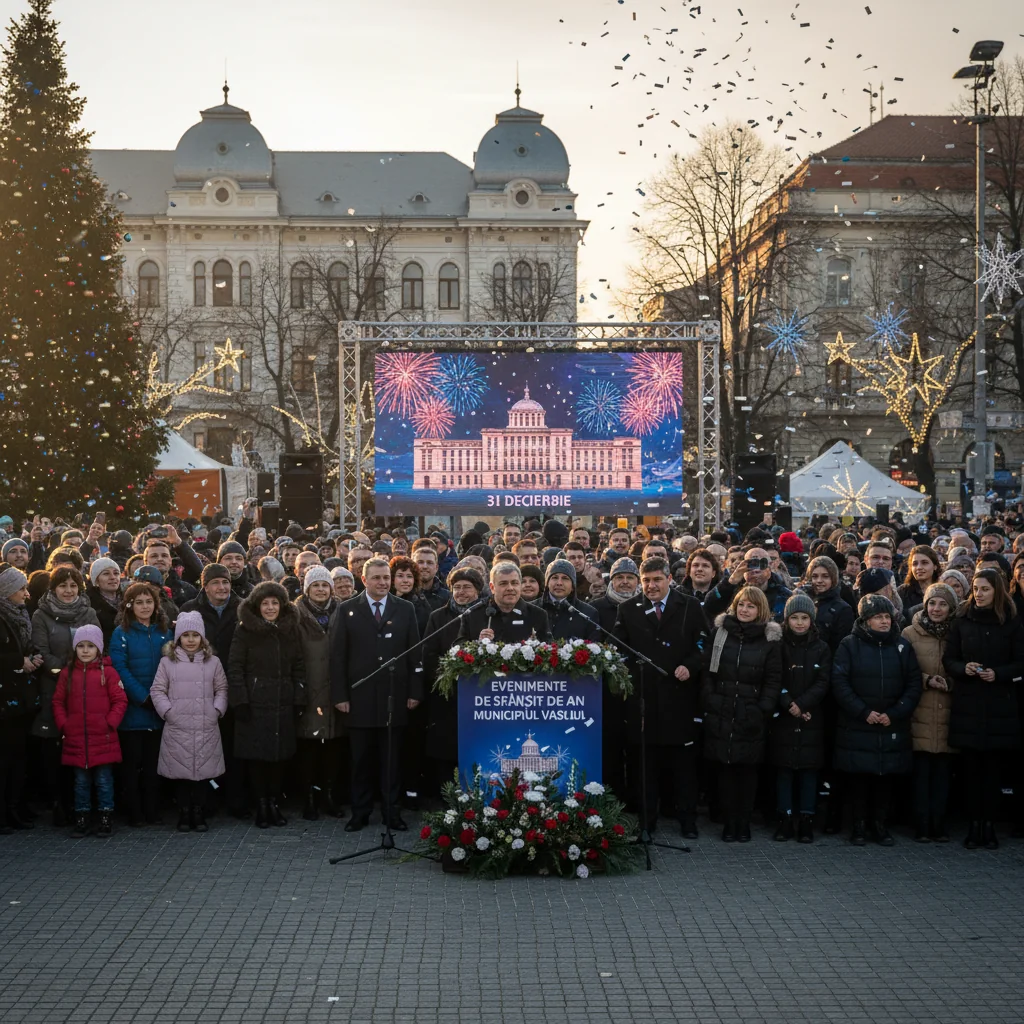 Programul de sfârșit de an de la Vaslui, anunțat oficial de Primărie