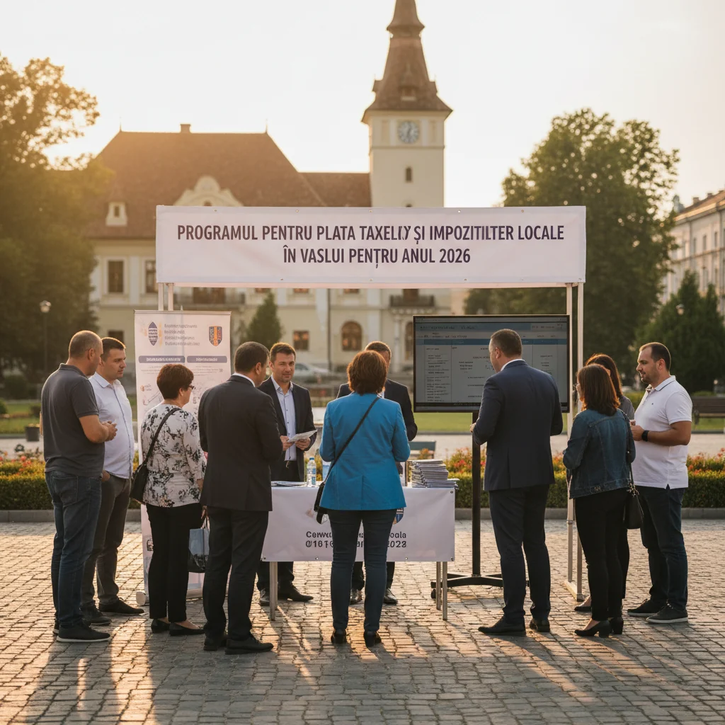 Programul pentru plata taxelor și impozitelor locale în Vaslui pentru anul 2026