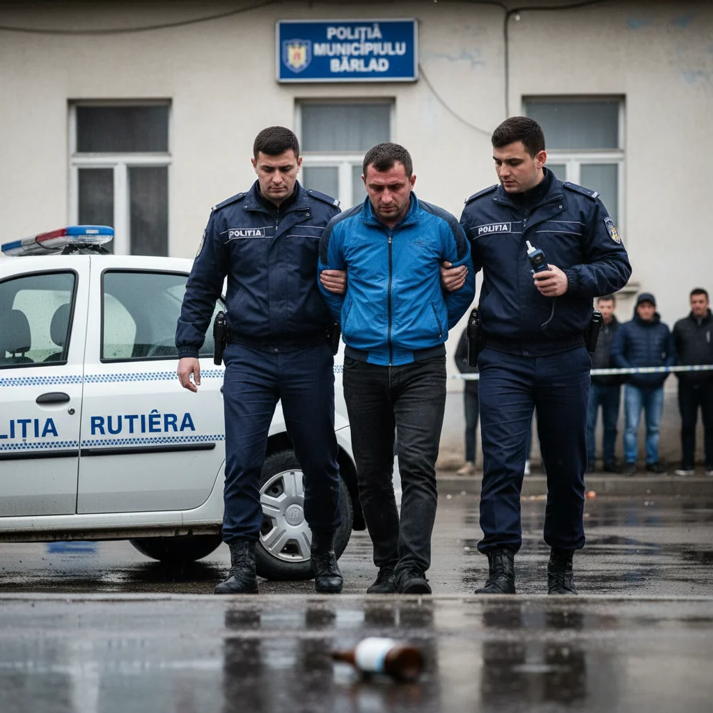 Șofer de 27 de ani reținut la Bârlad după ce a fost prins băut și fără permis pe Bulevardul Republicii