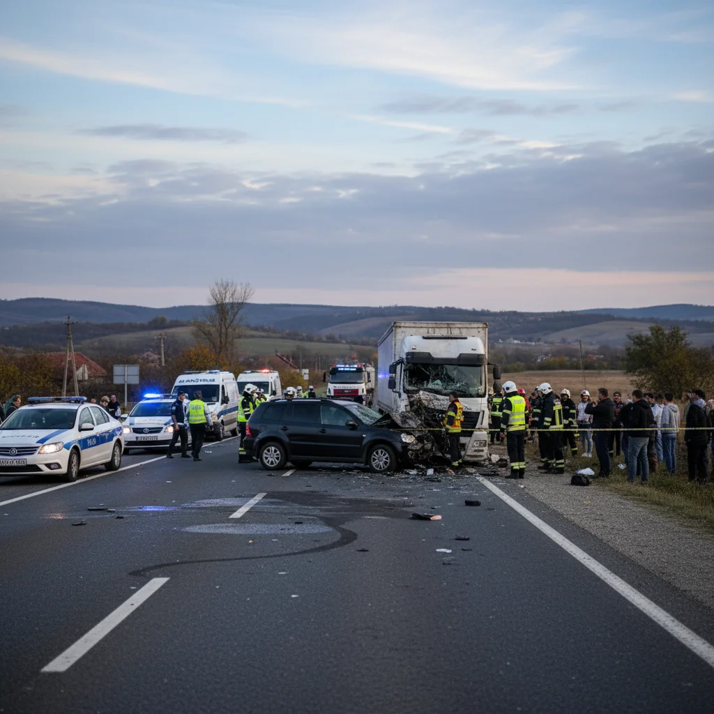 Tânăr de 28 de ani decedat într-un accident rutier pe DE 581, în județul Vaslui