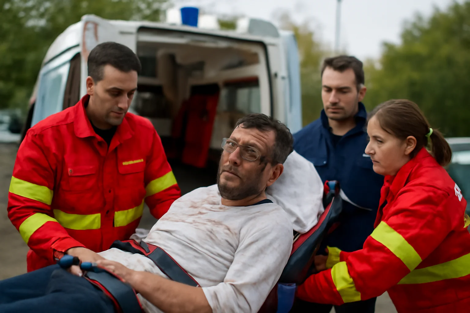 Tânăr din Pochidia care și-a dat foc, transferat la un spital din Zalău după agravarea stării