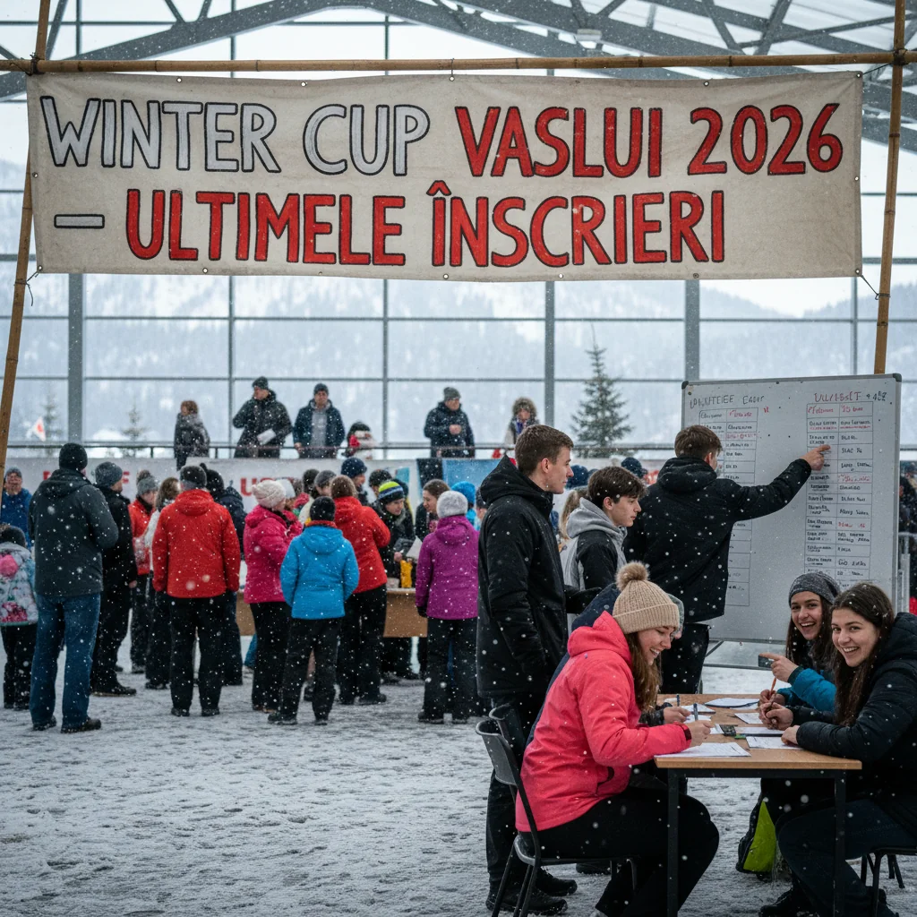 Ultimele zile de înscrieri la Winter Cup Vaslui 2026 pentru categoriile Old Boys și Under 19
