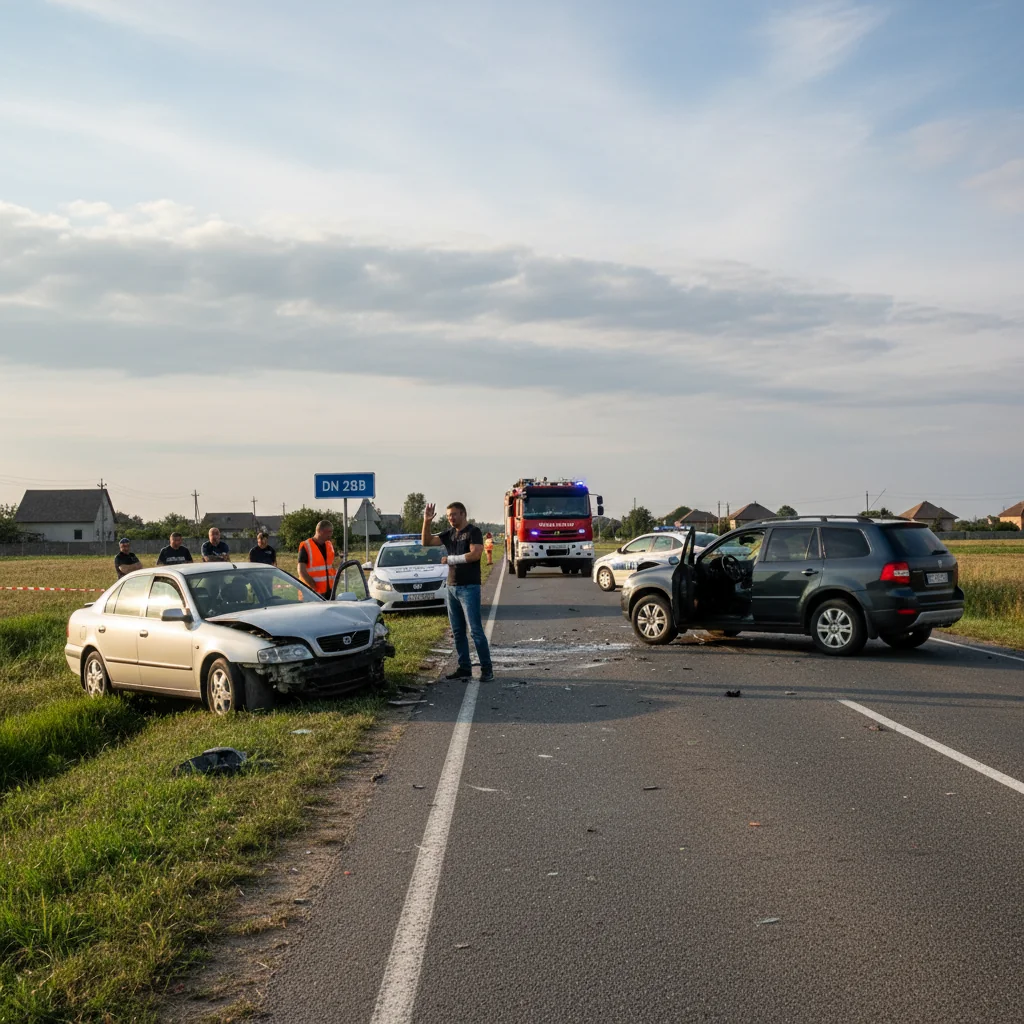 un rănit a refuzat să fie dus la spital
