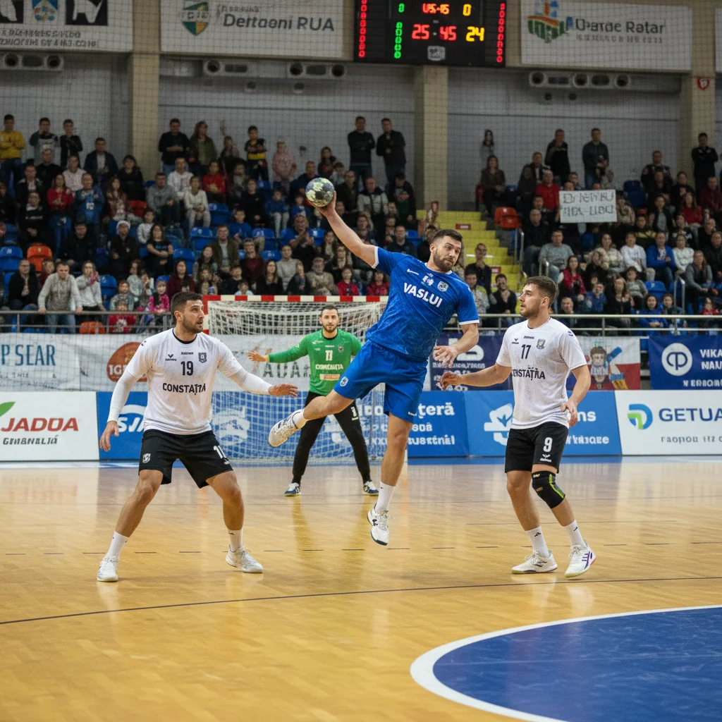 Vaslui găzduiește confruntarea de handbal cu Constanța în Liga Națională