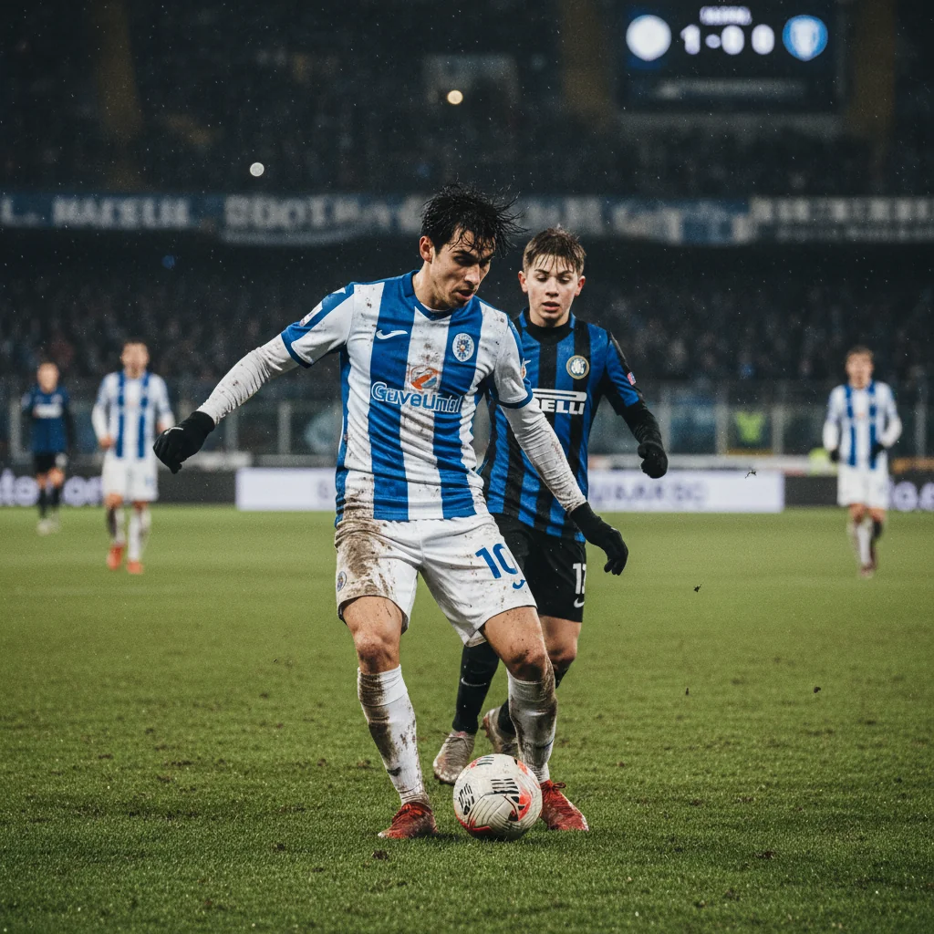 Vaslui: Ștefan Amarandei, jucător vasluian, remarcă într-un meci dramatic cu Inter Milano Primavera