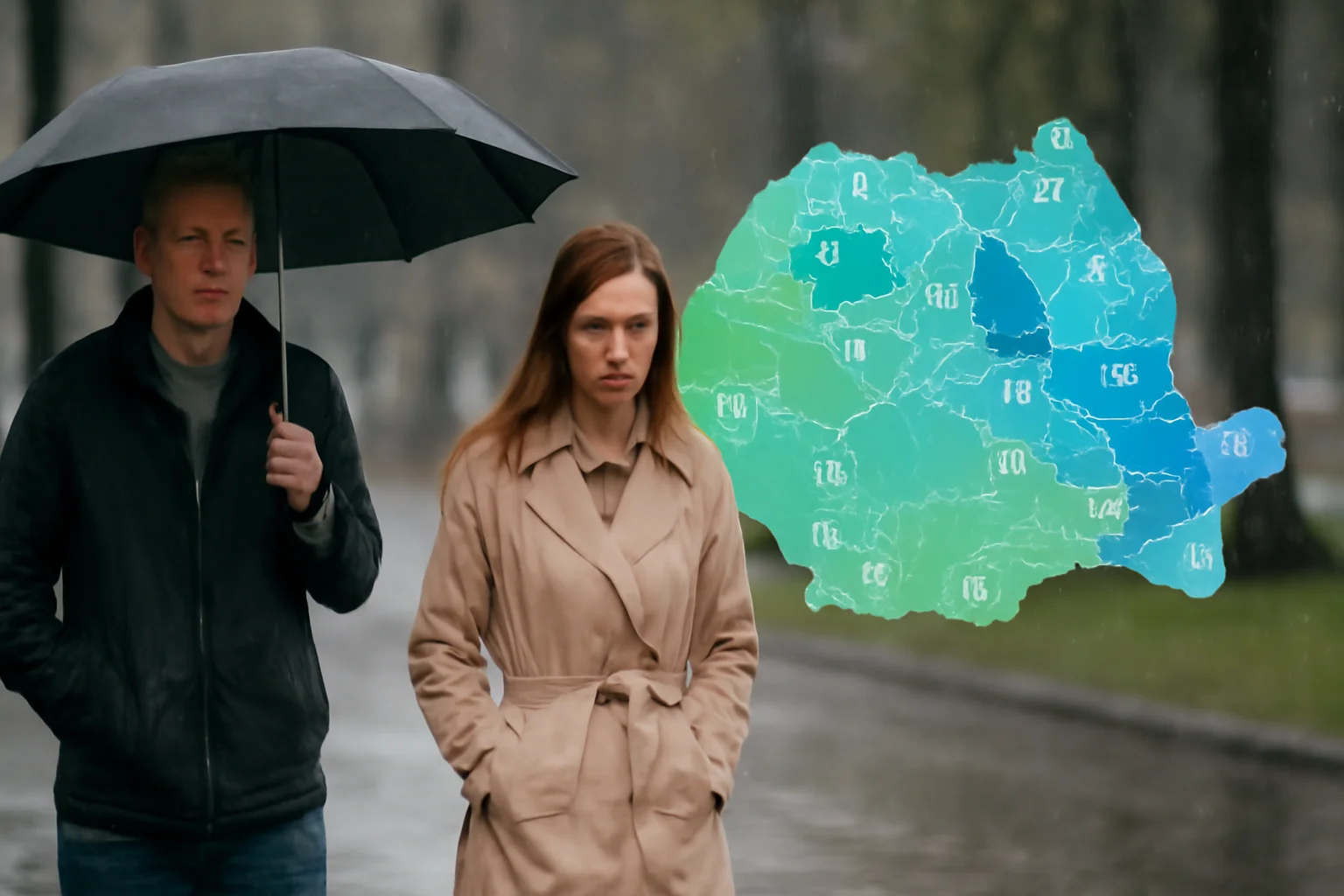 Vreme schimbătoare la Vaslui: prognoza indică variații mari de temperatură și precipitații în Moldova