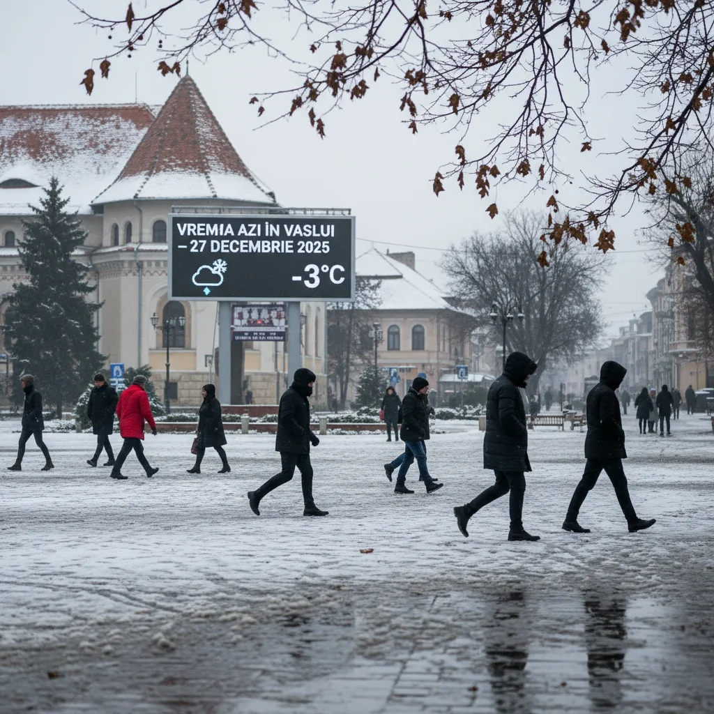 Vremea azi în Vaslui – 27 decembrie 2025
